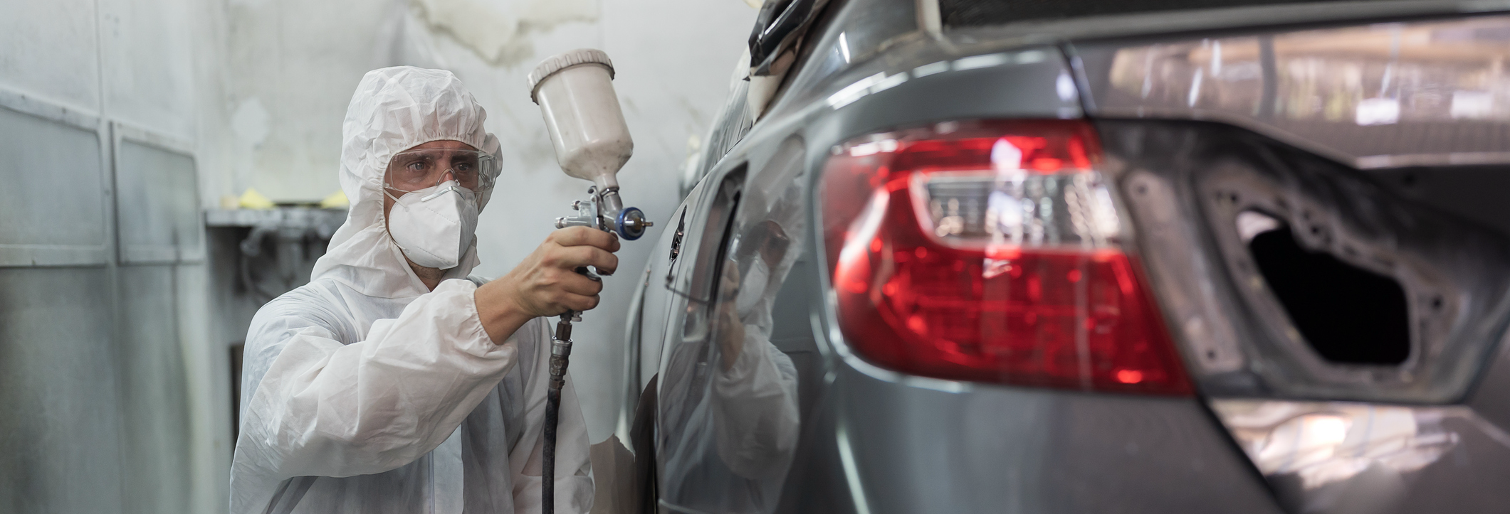 Painting a car
